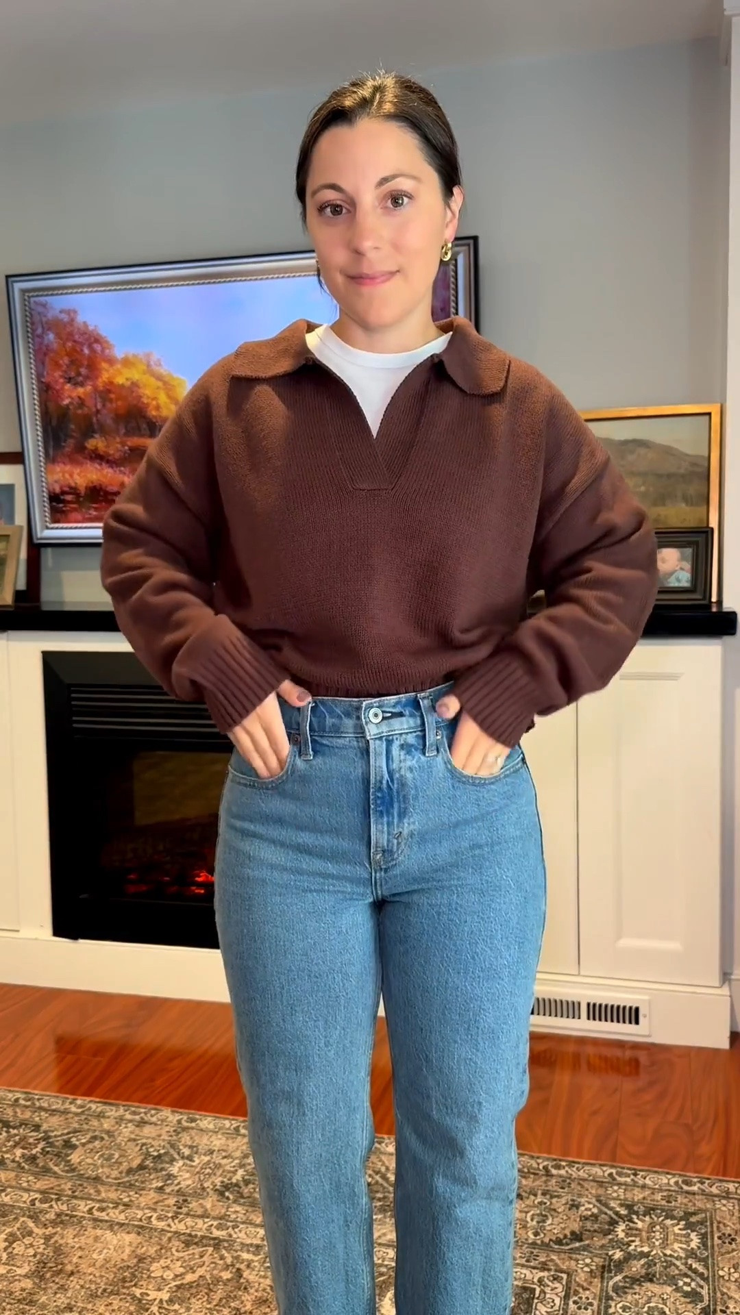 Casual petite friendly fall outfit - small sweater, xs white basic tee, 24 extra short jeans. I’m 5ft, 115lbs.

Fall outfits
Petite outfits
Fall sweaters
Casual outfits
Mom outfits
Petite jeans
90s relaxed jeans
Denim

#LTKPetite #LTKSeasonal #LTKootd