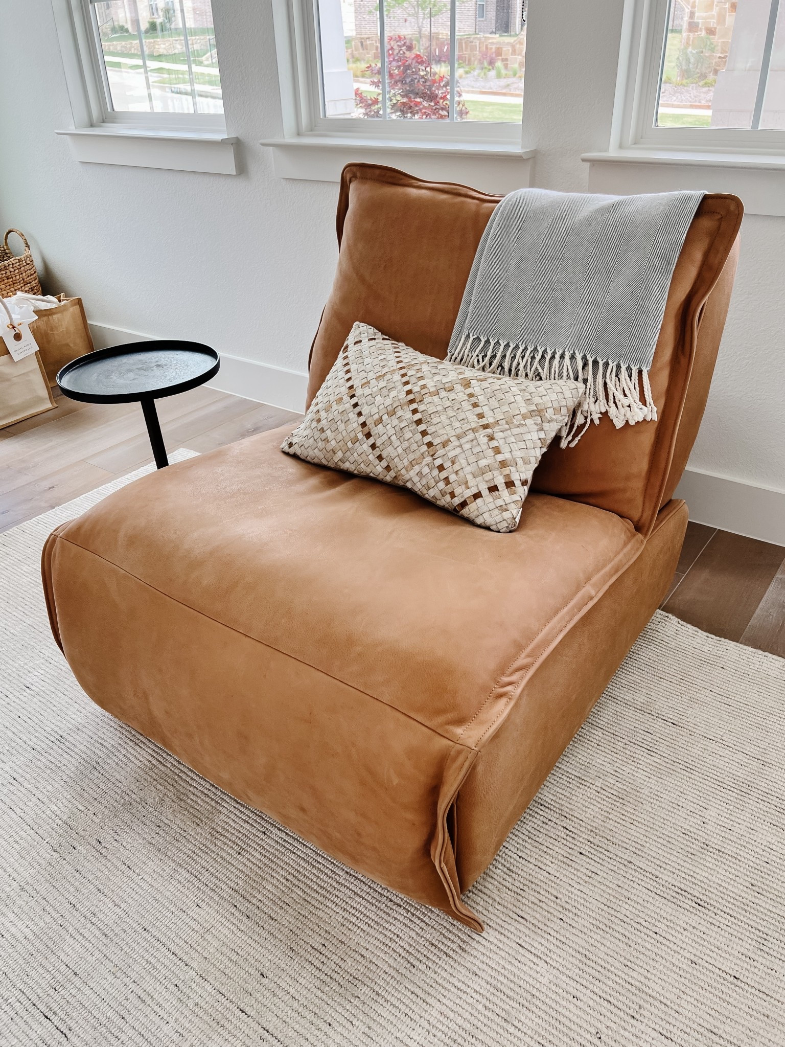 We love our leather recliner that we’ve had since we moved in! Quality is incredible, looks pretty, and very functional. The high back version of ours is still available.

#LTKHome