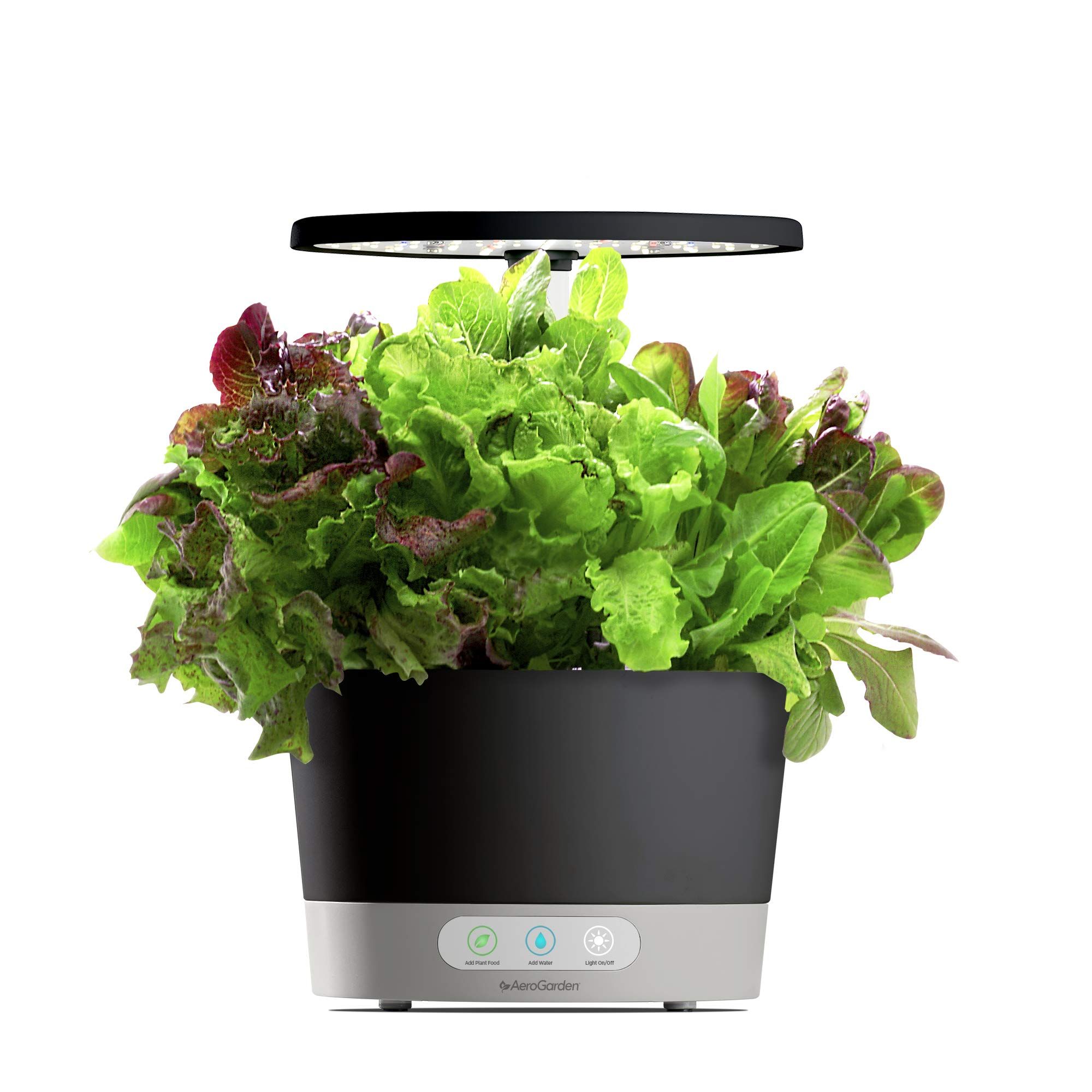 AeroGarden Gr Harvest 360 360-Black w/Heirloom Salad Greens Seed Pod Kit, Black | Amazon (US)