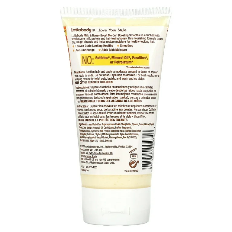Lottabody Milk & Honey Boost Me Curl Smoothie | Walmart (US)