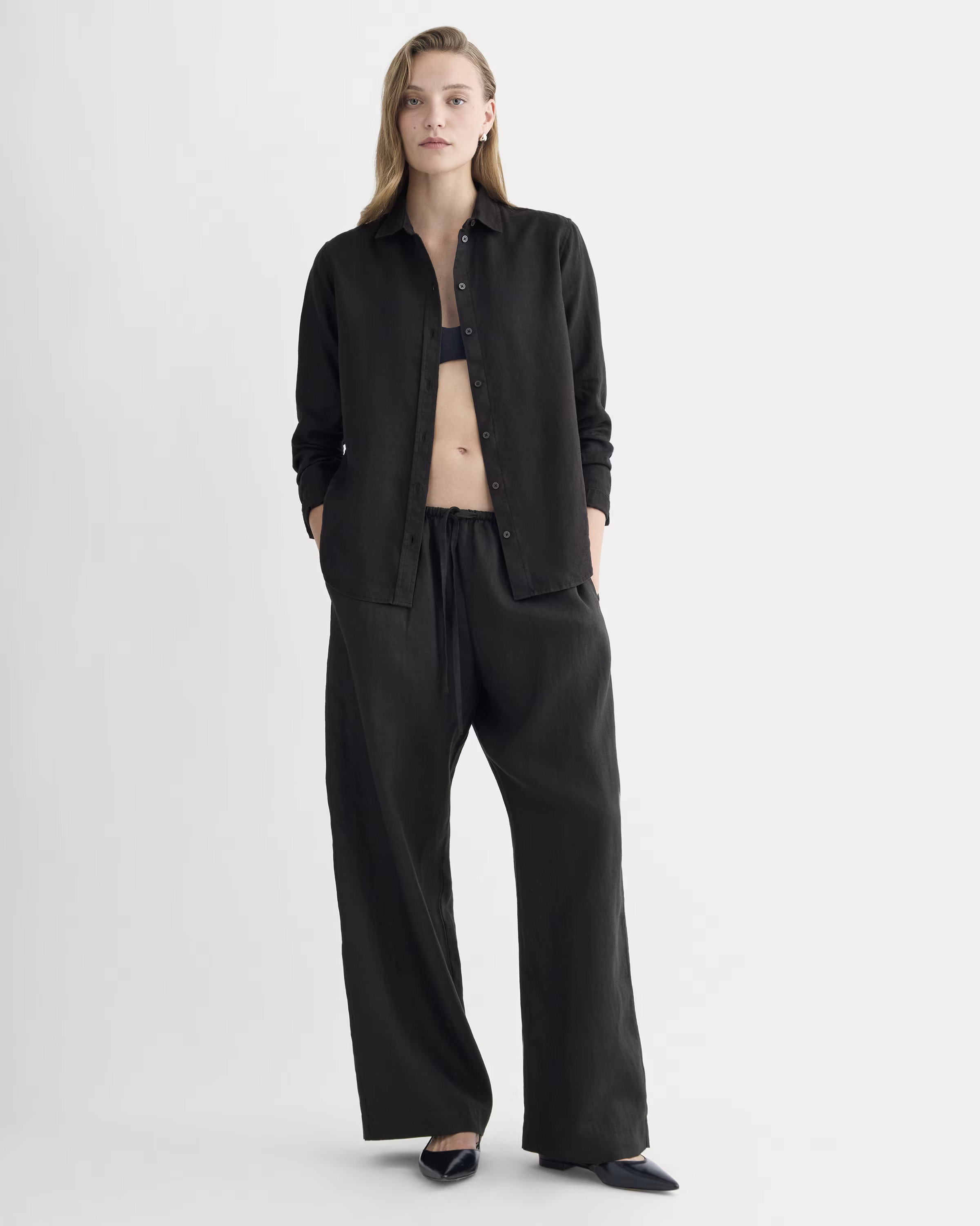 The Drawstring Pant in Linen | Everlane