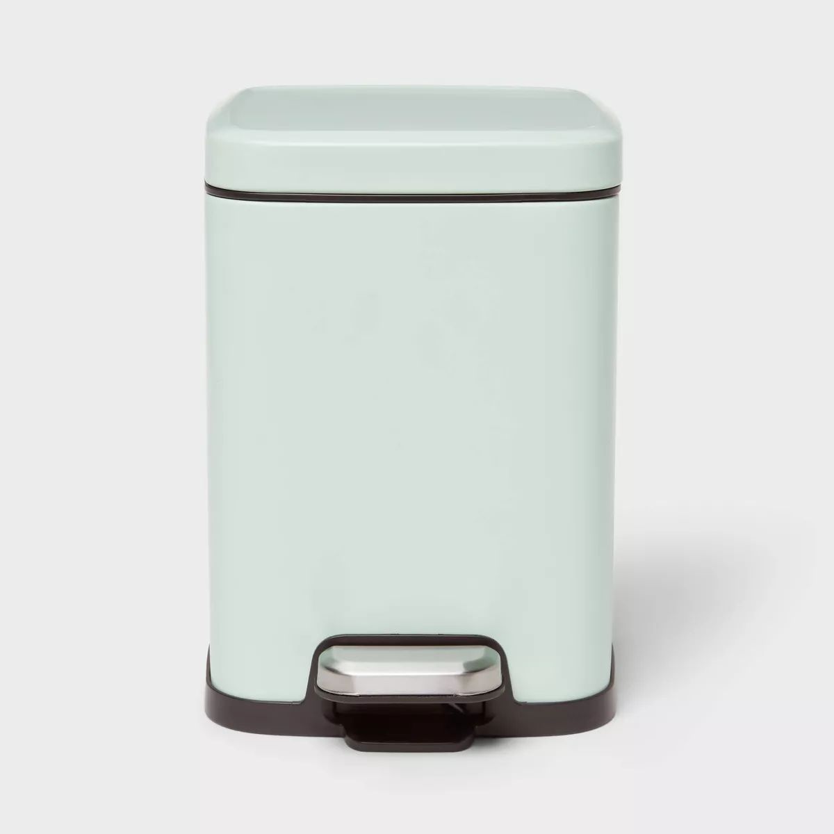 4L Step Trash Can Stainless Steel Daydream Green - Brightroom™ | Target