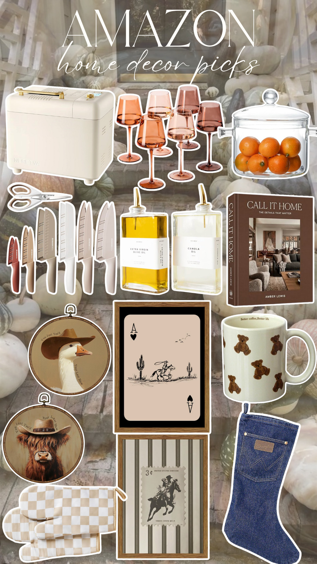 amazon neutral home decor picks 

 #LTKSeasonal #LTKHome #LTKFindsUnder100