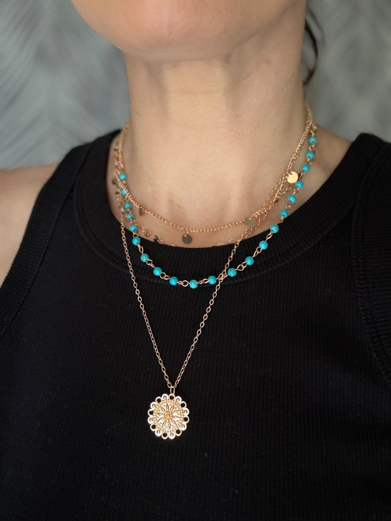 I’m terrible at making layered necklaces work. This amazing set is perfect!!!

#LTKFestival #LTKootd #LTKgrwm