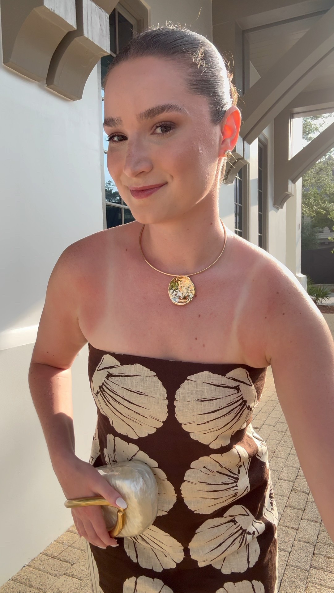 Vacation outfit, 30a outfit, Alys beach outfit, slick back bun, little brown dress, flat sandals, beach outfit, vacation outfit inspo, simple makeup, resort outfit, chunky gold earrings, gold accessories, simple outfit, Pinterest outfit, aesthetic outfit, summer outfit, spring outfit, rosemary beach, inlet beach, seaside florida, resort outfit, Abercrombie sale, Abercrombie dress, date night outfit, Abercrombie summer dress, brown dress, neutral heels, low heels, white clutch, summer handbag, Amazon accessories 

#LTKTravel #LTKSummerSales #LTKSeasonal

#LTKSaleAlert #LTKSeasonal #LTKShoeCrush