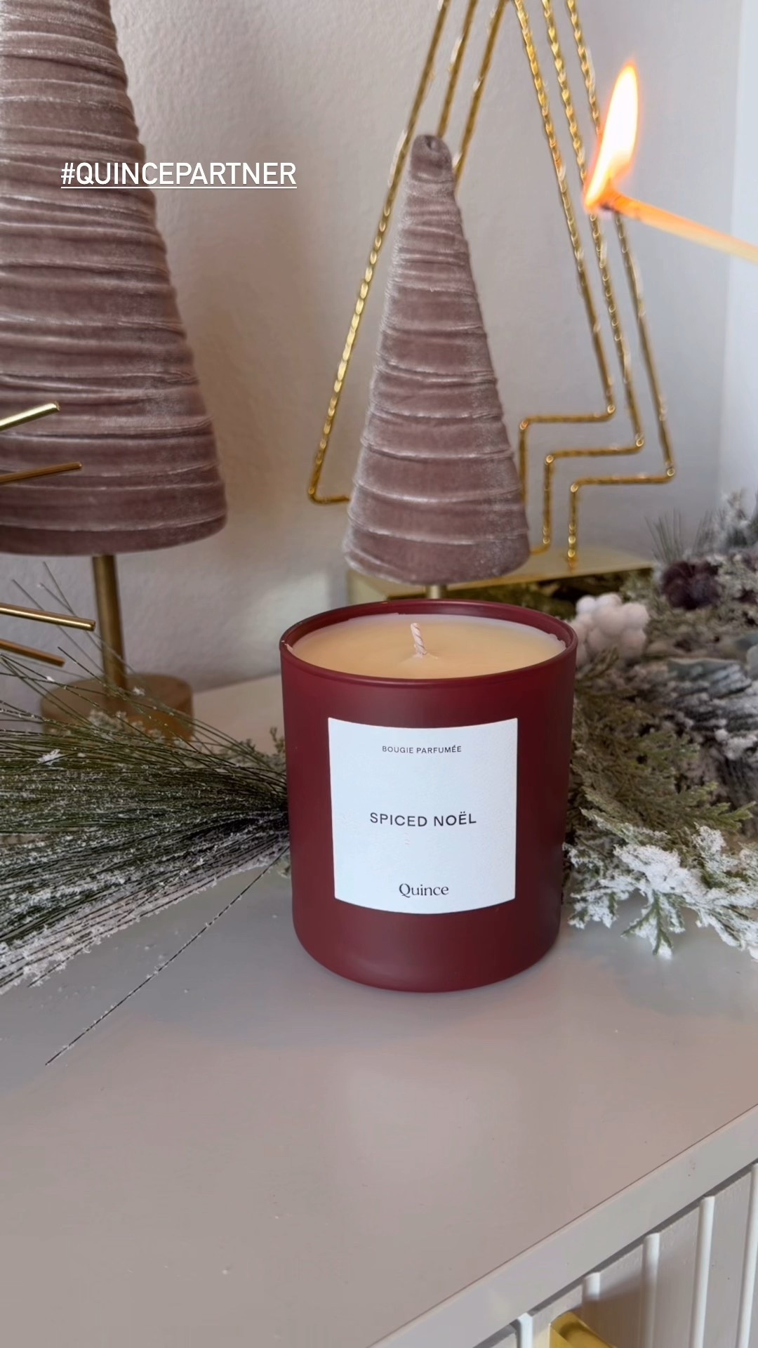 #QuincePartner The perfect Christmas candle! Warm, cozy, and the scent fills the whole house. Such a good luxe touch for gifting or keeping for yourself!
@onequince
