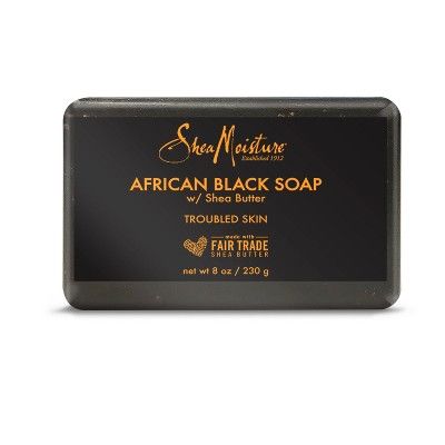 SheaMoisture African Black Bar Soap - 8oz | Target