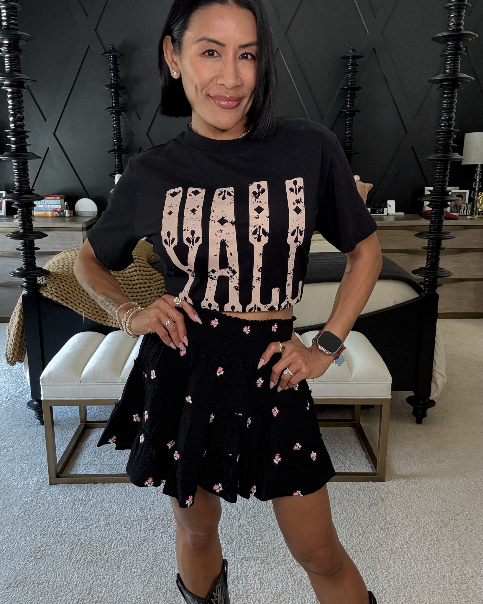 New favorite skirt (with built in shorts)! The oversized tees are soft and comfy!

Skirt: XS
Tees: Smalll

Use code TANIA (does not stack on top of Summer Steal prices).

#LTKStyleTip #LTKFindsUnder50 #LTKOver40