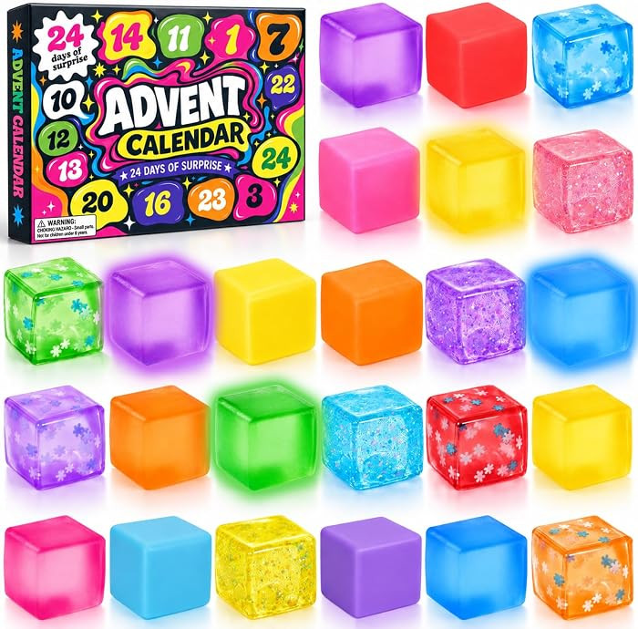 Advent Calendar 2026 Christmas 24 Days Countdown Squishy Toys | Amazon (US)