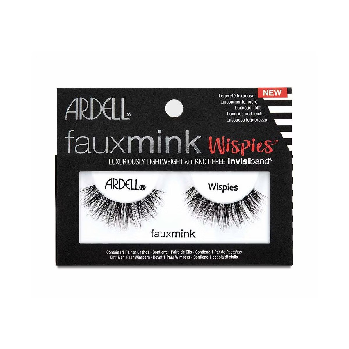 Ardell Eyelash Wispies Faux Mink Black - 1pr | Target