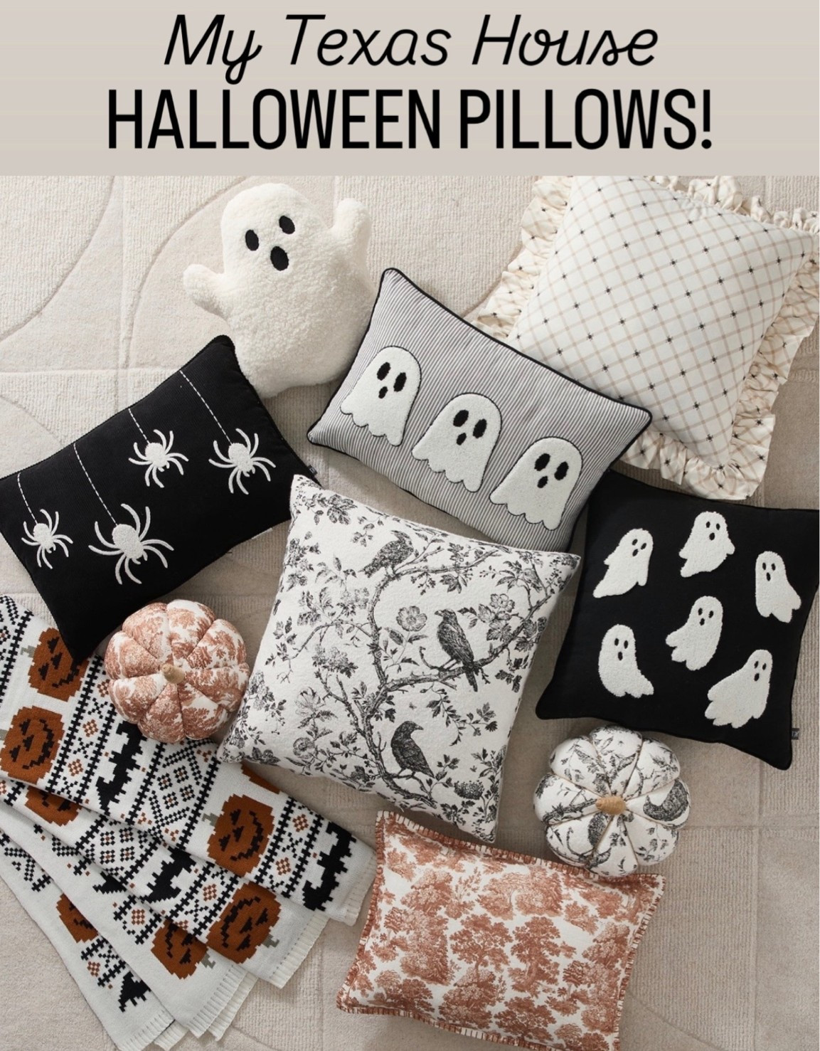 My Texas House x Walmart pillows and throw

#LTKHome #LTKSeasonal