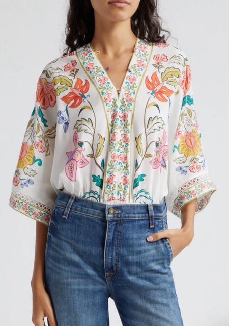 Floral bodysuit 
Floral top

Vacation outfit
Date night outfit
Spring outfit
#Itkseasonal
#Itkover40
#Itku