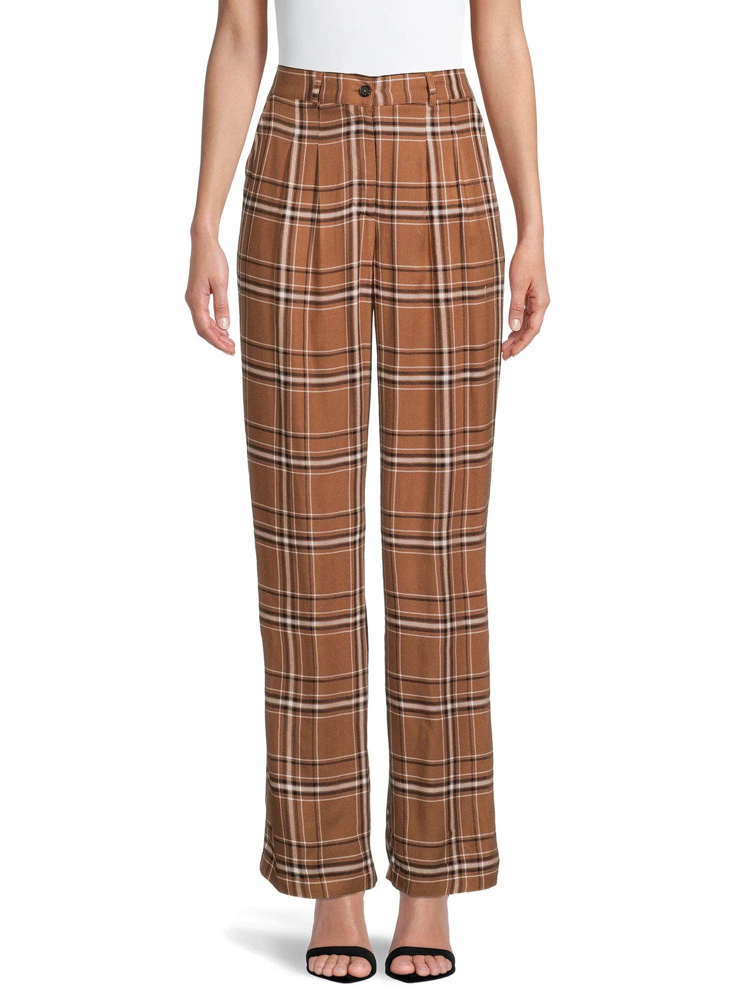 No Boundaries Juniors' Plaid Trousers | Walmart (US)