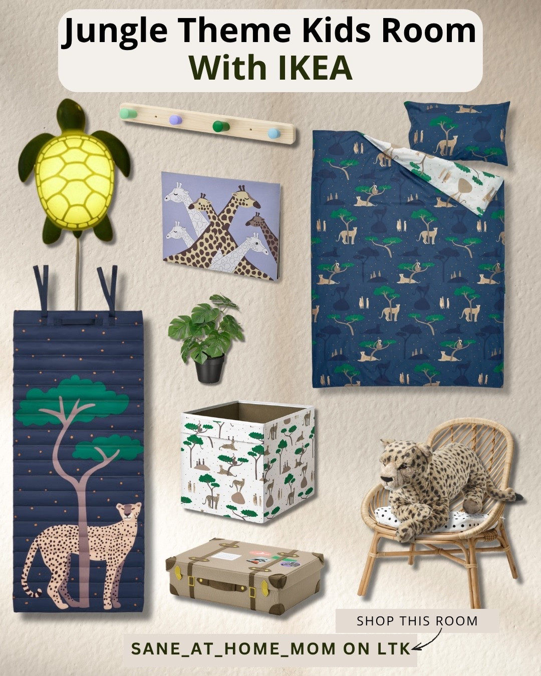 If you’re planning a jungle-themed kids room… this is your sign 🌿🐆

I pulled together some of the cutest IKEA finds that make it easy to create a fun, cohesive space without it feeling overwhelming

All linked in my LTK 🛒
shop everything in one place!

#kidsroomideas #jungletheme #ikeafinds #kidsroominspo #momlife #homedecorideas #homestyle

#LTKHome #LTKKids