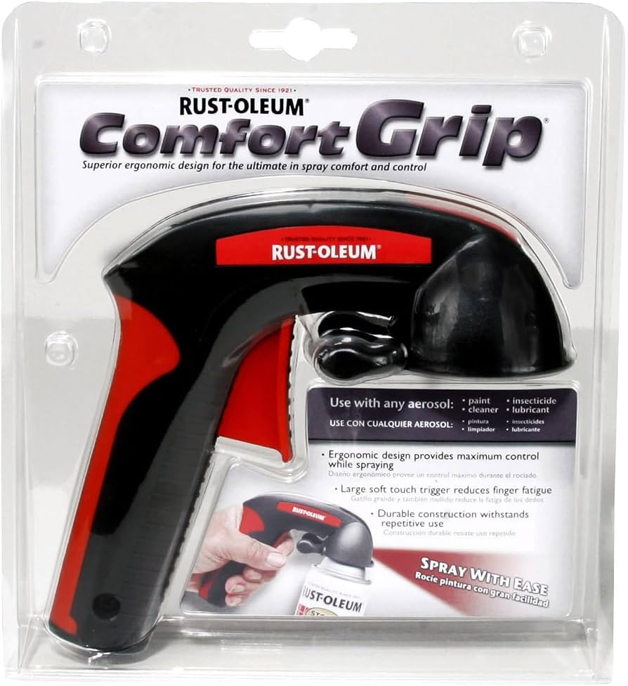 Rust-Oleum 241526 Comfort Grip, Black, 2 in x 7.25 in | Amazon (US)