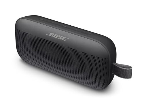 Bose SoundLink Flex Bluetooth Speaker, Portable Speaker with Microphone, Wireless Waterproof Speaker for Travel, Outdoor and Pool Use, Black | Amazon (US)