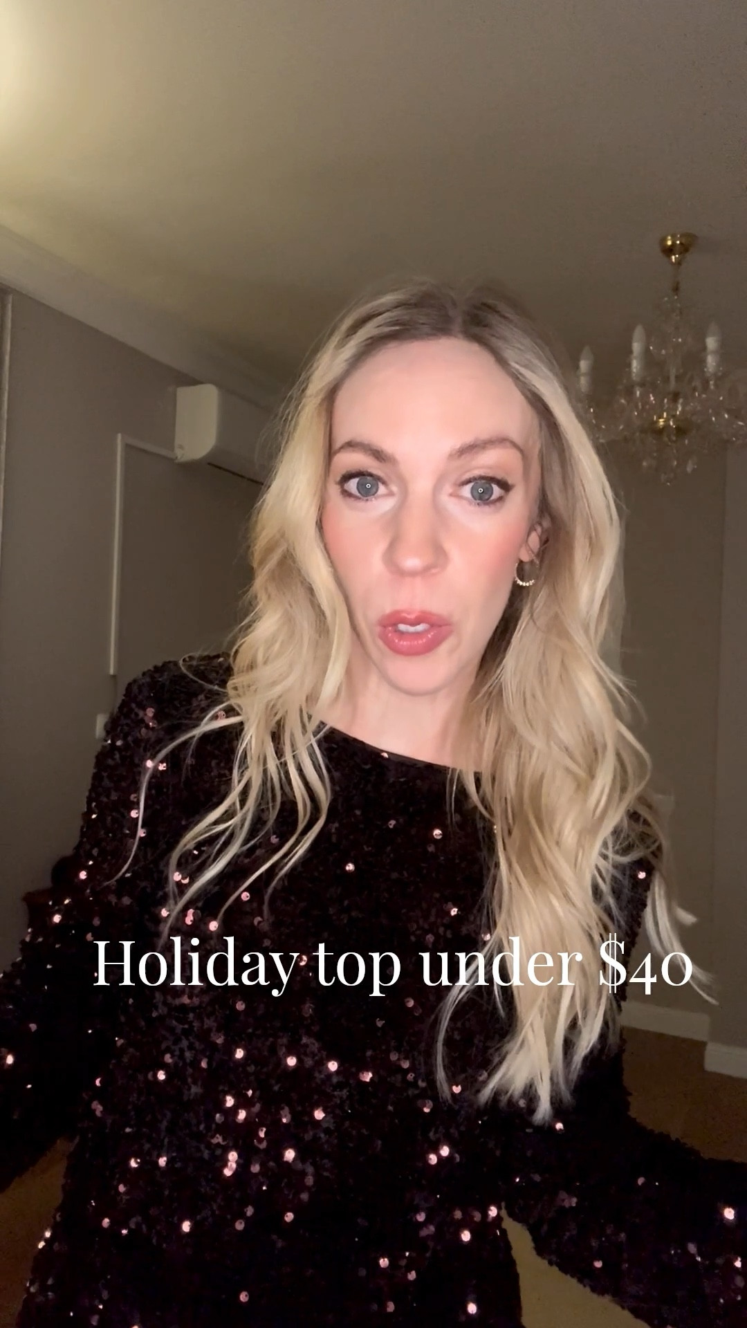 Chocolate brown sequin top under $40 and on sale now - so gorgeous and perfect for Christmas or New Year’s Eve parties! Also available in white 

#LTKHoliday #LTKSaleAlert #LTKFindsUnder50