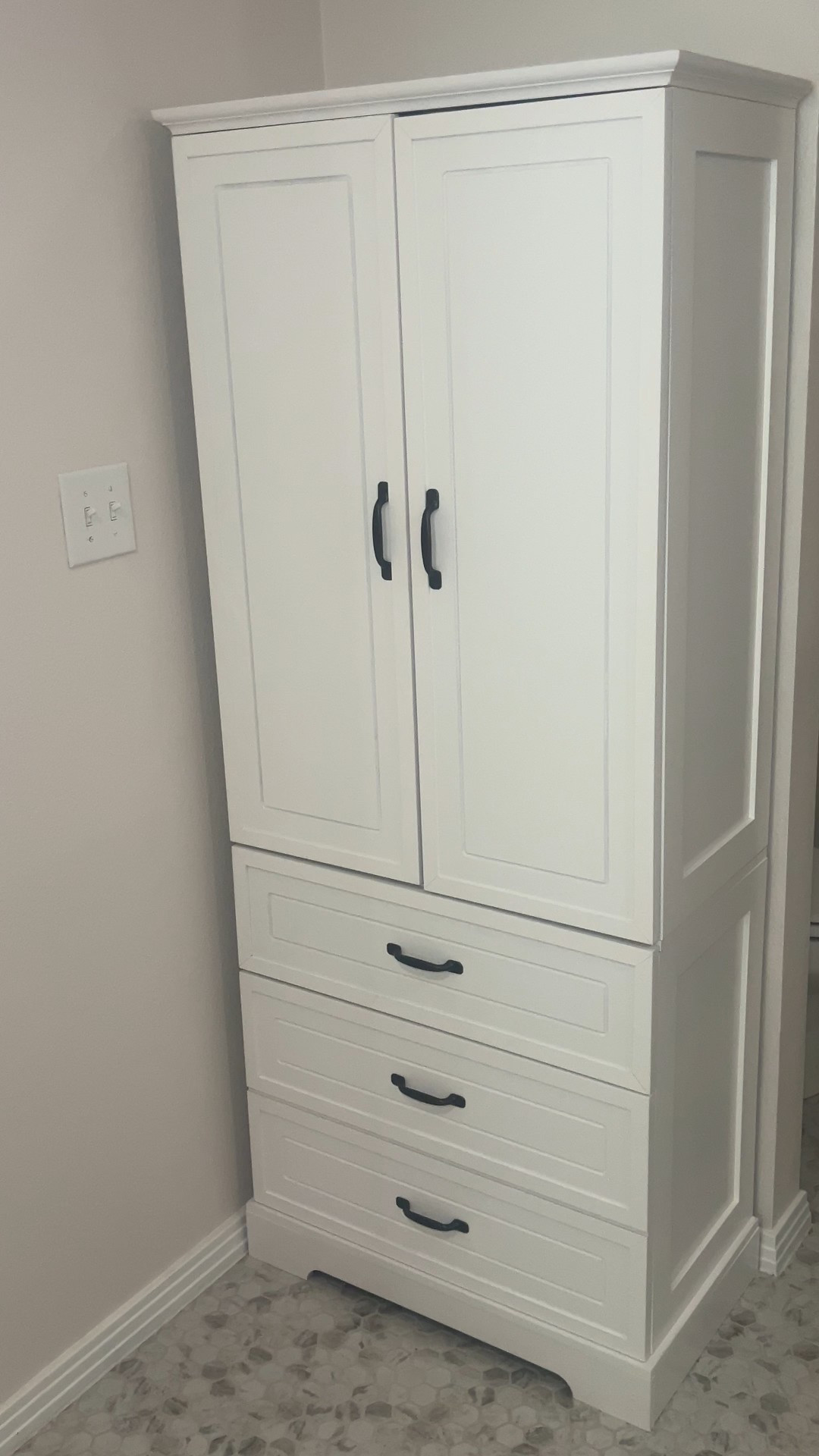 Unlock next-level organization with my new linen cabinet! 🔑✨ Elevate your storage, declutter your bathroom! #StorageMagic #StorageGoals #OrganizedLiving 

#LTKHome