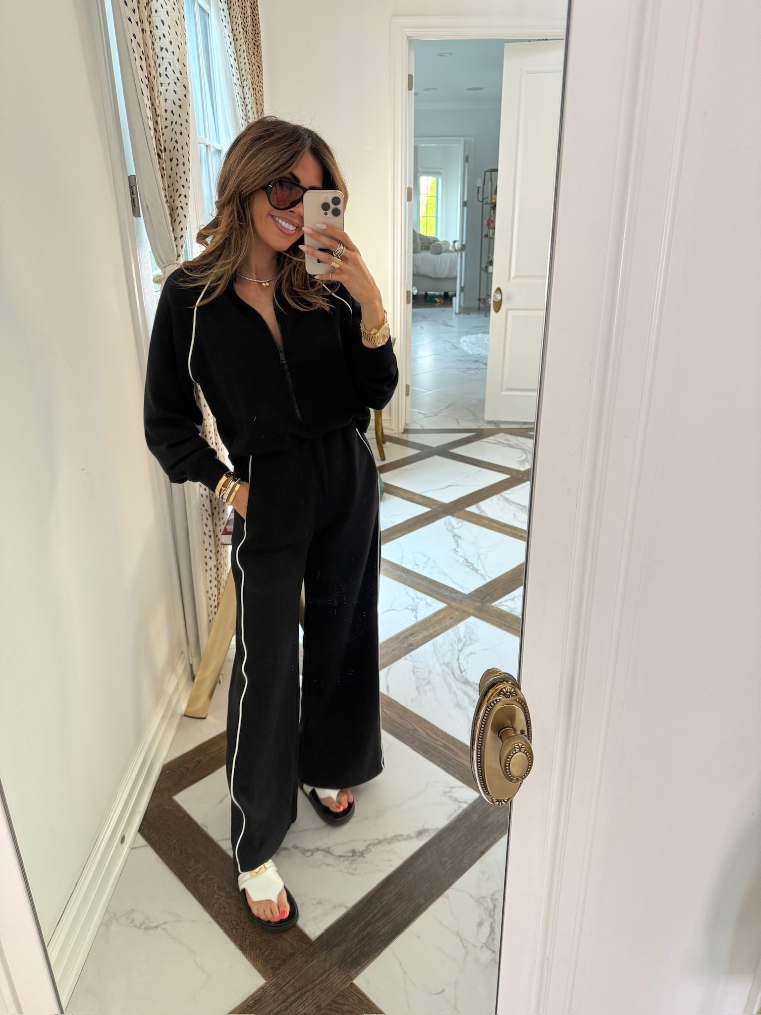 I am wearing a size small in this jumpsuit! Yes, it has an open back so it’s easy to use the restroom! Lol! 
Get 20% off sitewide with code “LTKSPANX” 

Spanx, Spanx Sale, LTK Spring Sale, Sale, Sale Alert, Spring Outfits, Spring Fashion, Spring Outfits 2026, Spring Sale, Emily Ann Gemma 

#LTKSpringSale #LTKootd #LTKSaleAlert