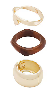 petit moments x REVOLVE Party Cuff Set in Brown from Revolve.com | Revolve Clothing (Global)
