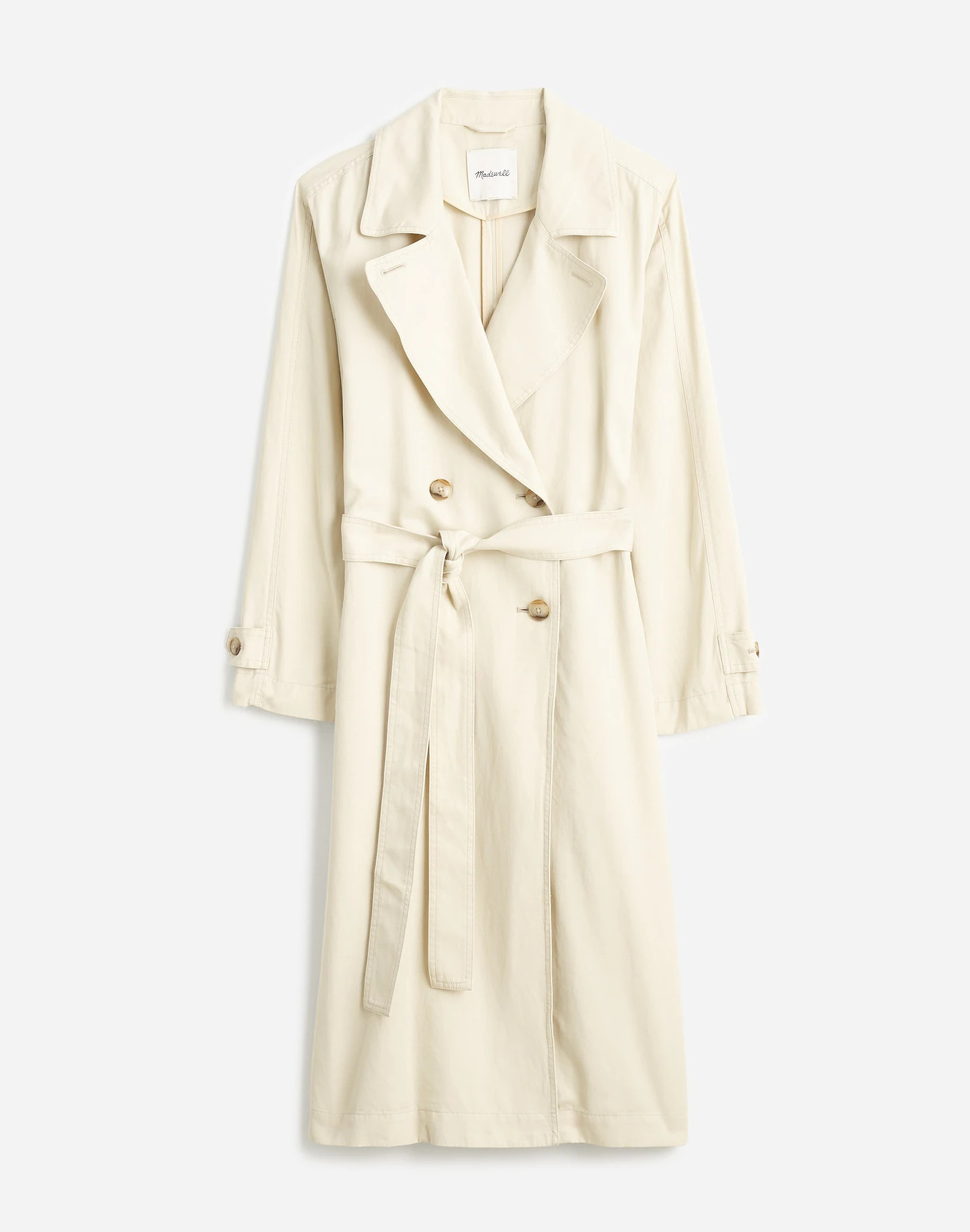 Belted Trench Coat in Drapey Twill | Madewell