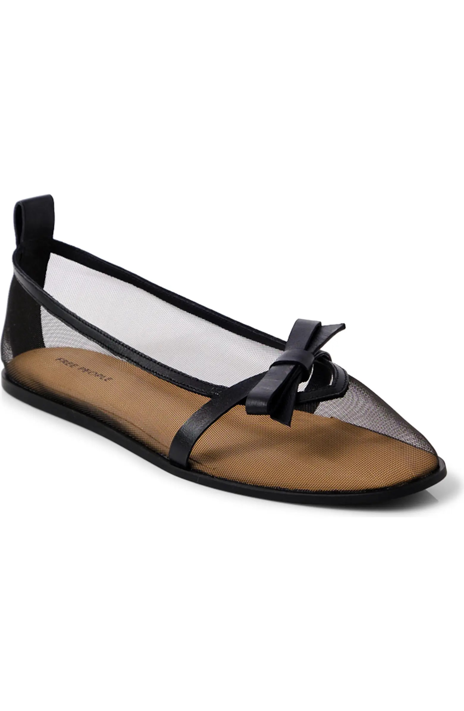 Free People Mania Mesh Bow Flat (Women) | Nordstrom | Nordstrom
