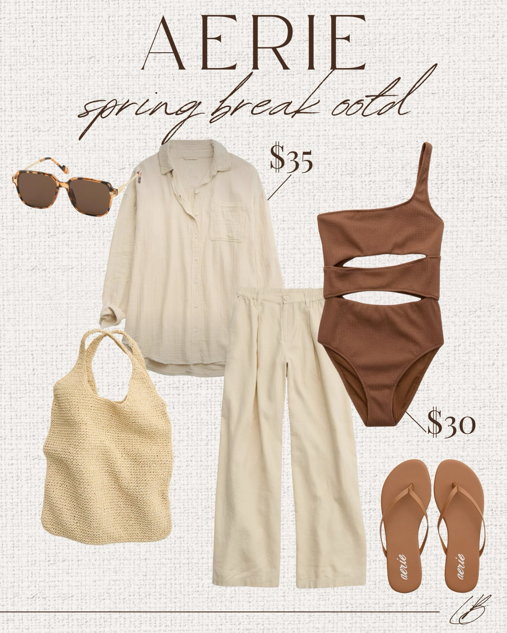 Spring break outfit inspo from Aerie! 

#LTKSeasonal #LTKswim #LTKstyletip