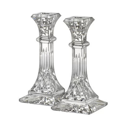 Waterford Lismore Square Candlestick, Pair | Wayfair North America