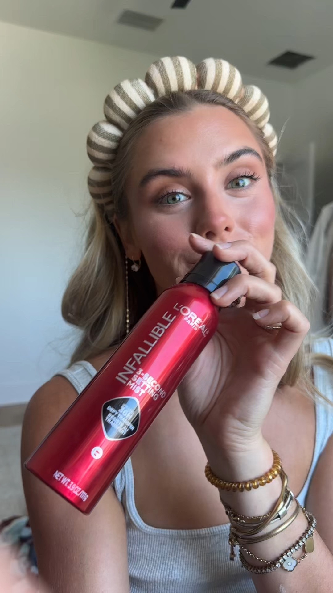 Unleash unstoppable confidence with L’Oreal’s Infallible 3-Second Setting Spray! This innovative microfine mist ensures your makeup stays vibrant and transfer-resistant for up to 36 hours, no matter what your day brings. It dries instantly, feels breathable, and leaves a beautiful natural glow, never a white cast

#LTKgrwm #LTKselfcare #LTKBeauty