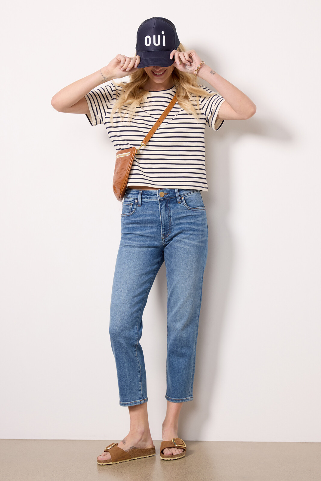 Catherine Crop Straight Jean | Evereve
