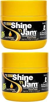 Shine N Jam Conditioning Gel Extra Hold 4 Ounce (2 Pack) | Amazon (US)