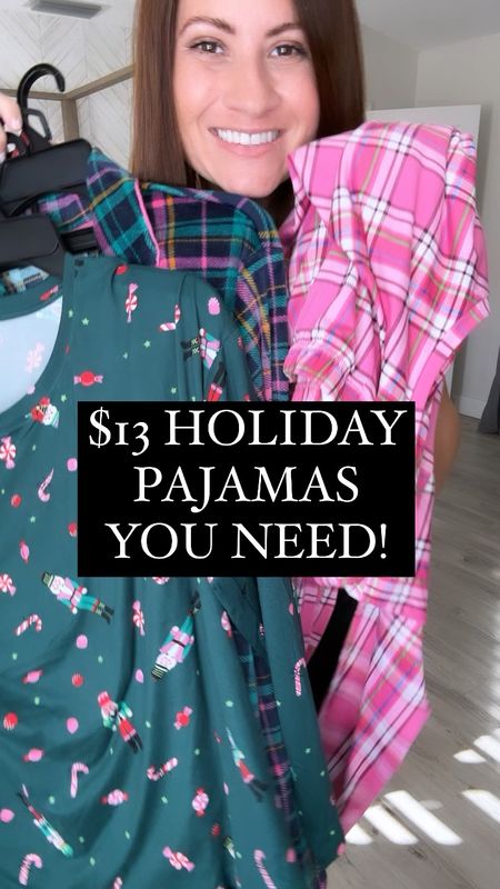 Found the $13 Holiday Pajamas you never knew you needed! 🎄🎅🏼 So comfy and love all the prints.. oh yes and the price! 🙌🏼
👉🏼Follow for more and share this reel with a friend that needs these!👈🏼

Wearing a size small!

#walmartpartner 
@walmart 
@walmartfashion 
#walmart 
#walmartfashion 

#LTKstyletip #LTKSeasonal #LTKHoliday