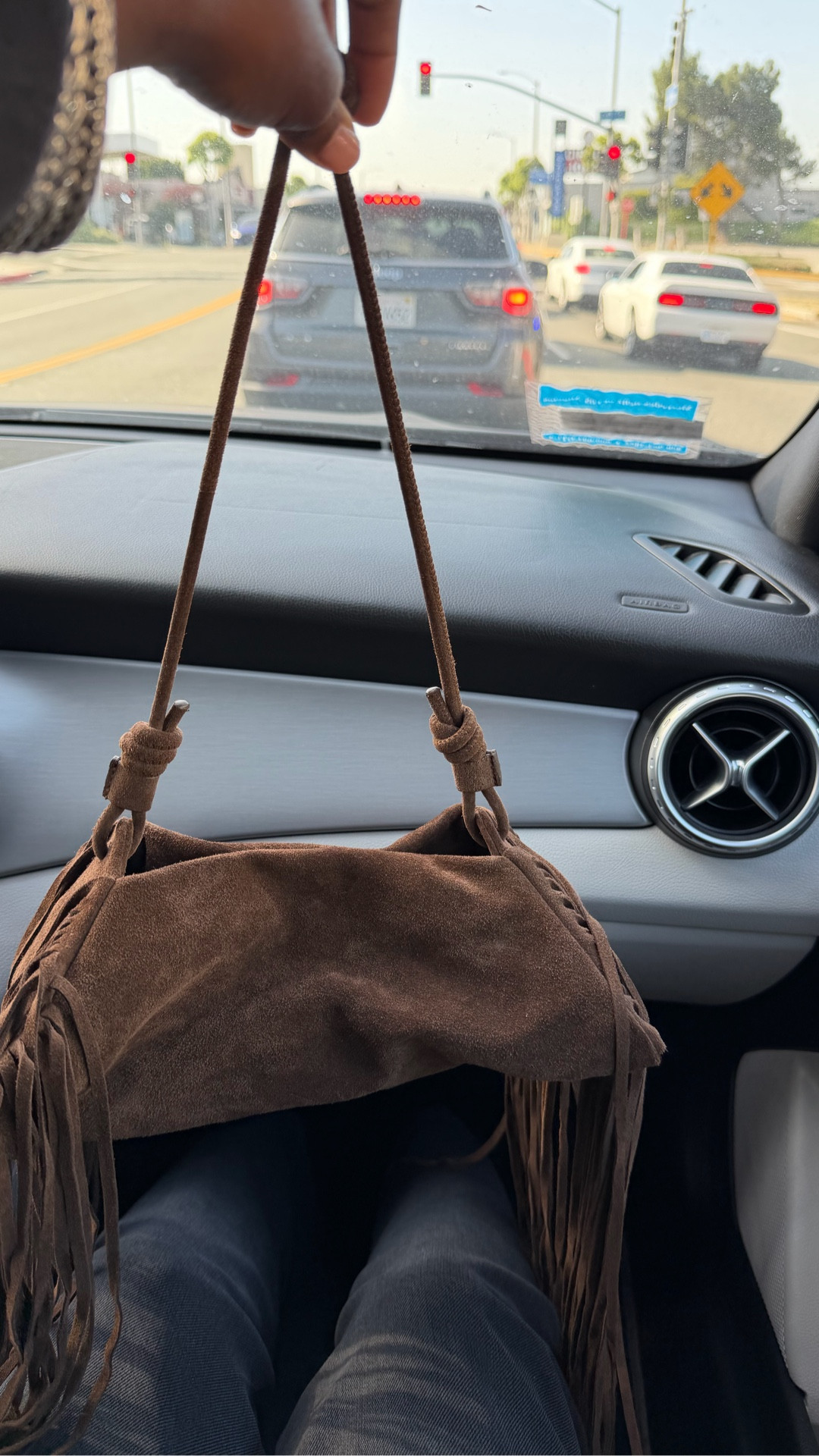 Brown suede beauty with fringe 😍

#LTKFestival #LTKgrwm #LTKootd