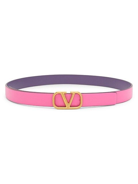 Reversible VLogo Leather Belt | Saks Fifth Avenue