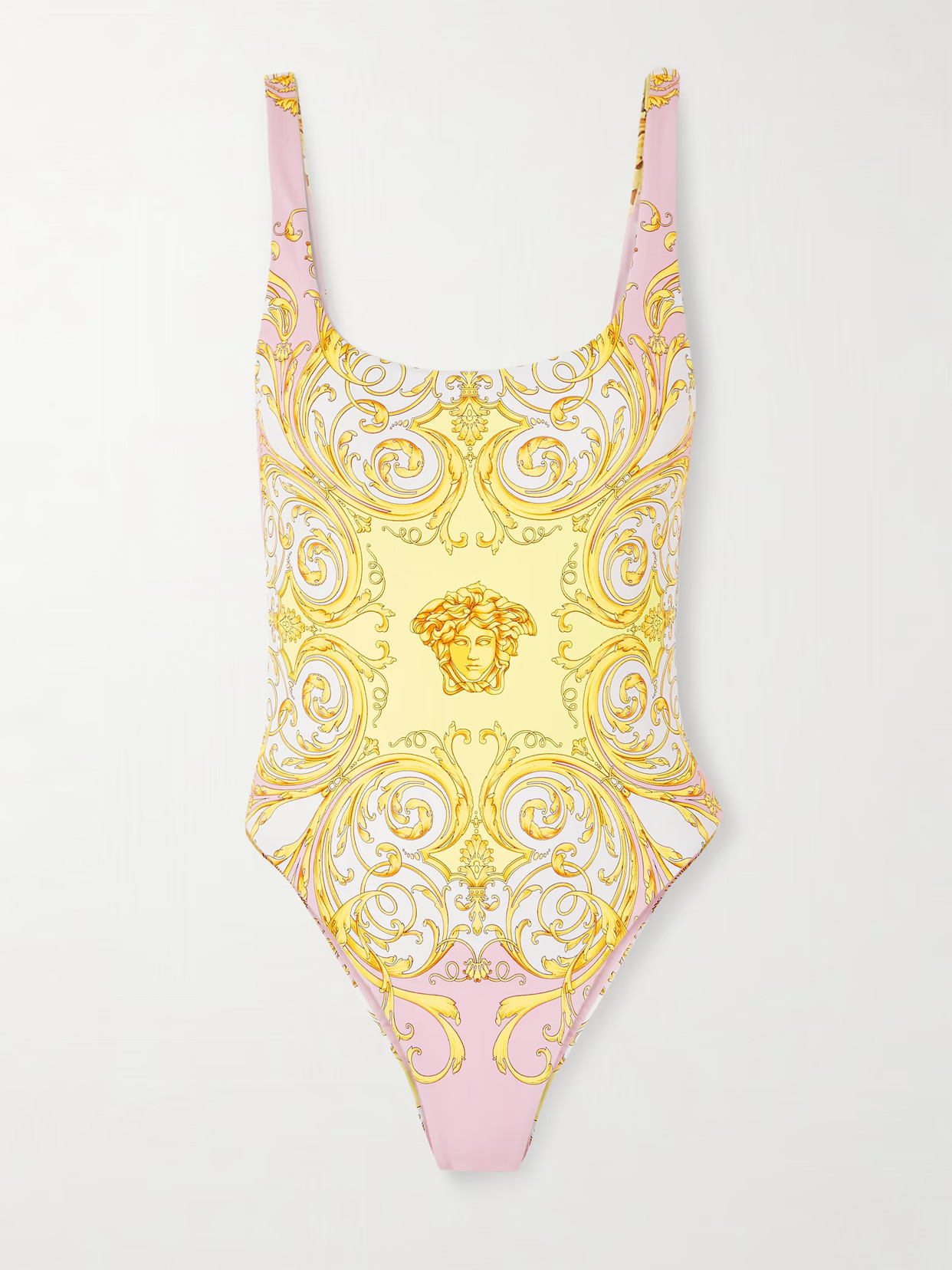 Versace - Printed Swimsuit - Yellow | NET-A-PORTER (US)