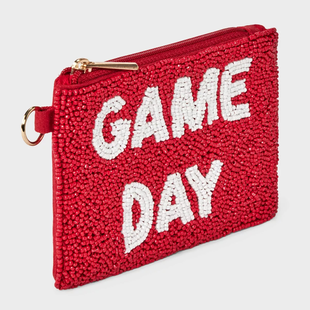 Gameday Beaded Pouch - Universal Thread™ Red/White | Target