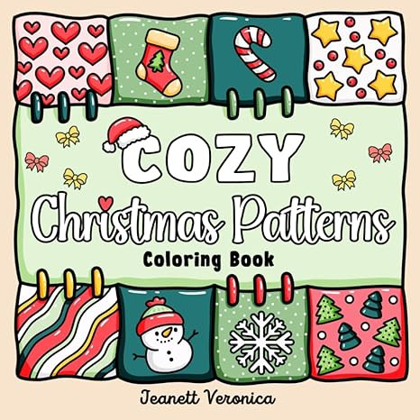 Cozy Christmas Patterns: Coloring Book with Bold and Easy Designs for Adults & Kids (Bold & Easy)... | Amazon (US)