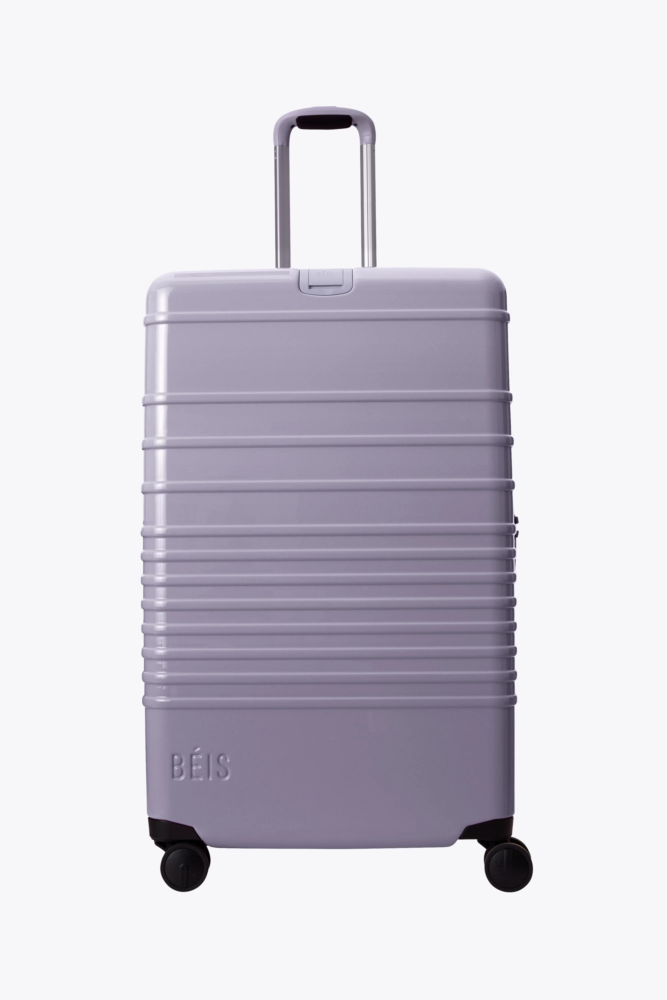 BÉIS 'The Large Check-in Roller' in Glossy Lavender - 29" Large Check-In Rolling Luggage & Suitc... | BEIS
