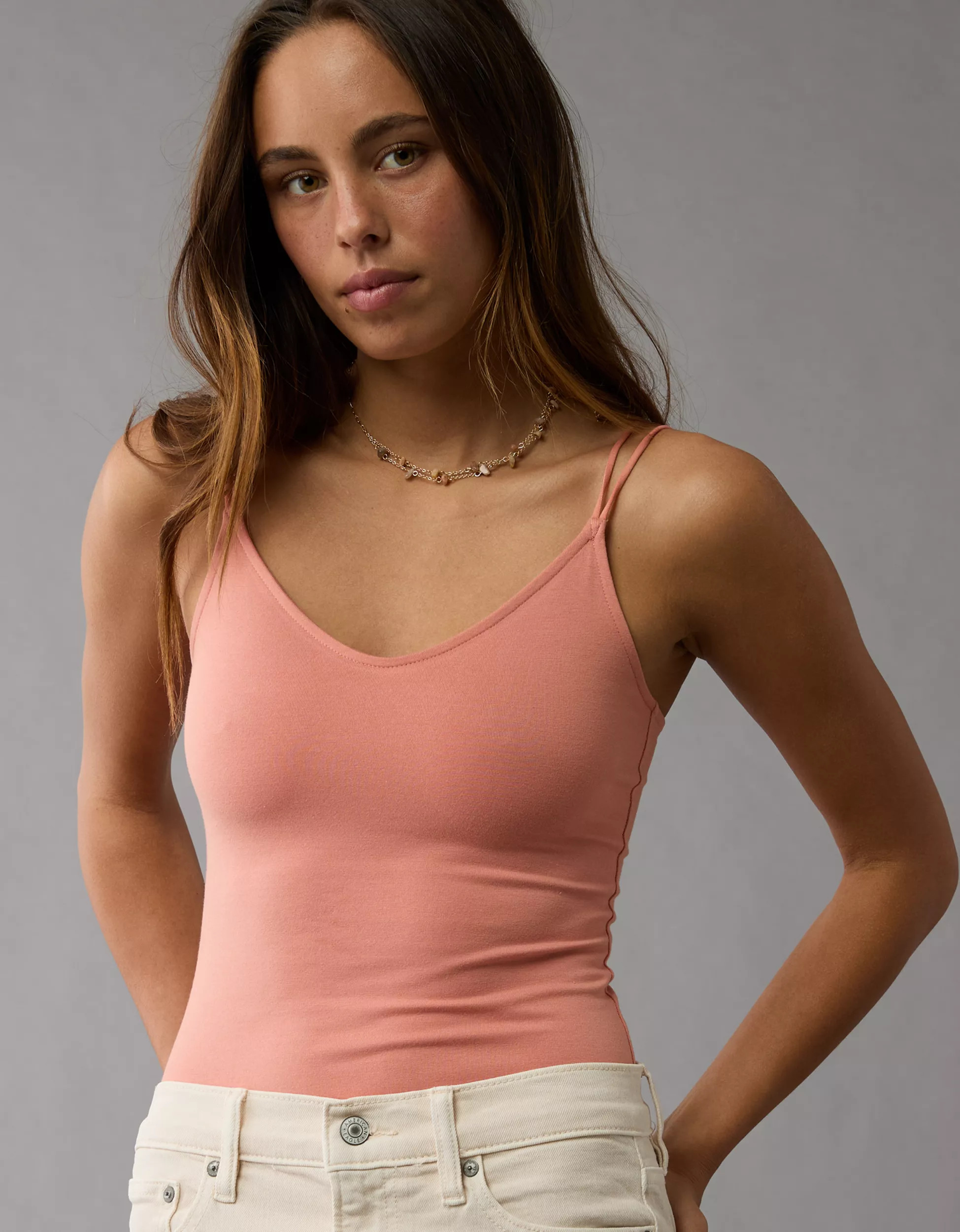 AE Main Squeeze Double Bungee Bodysuit | American Eagle Outfitters (US & CA)