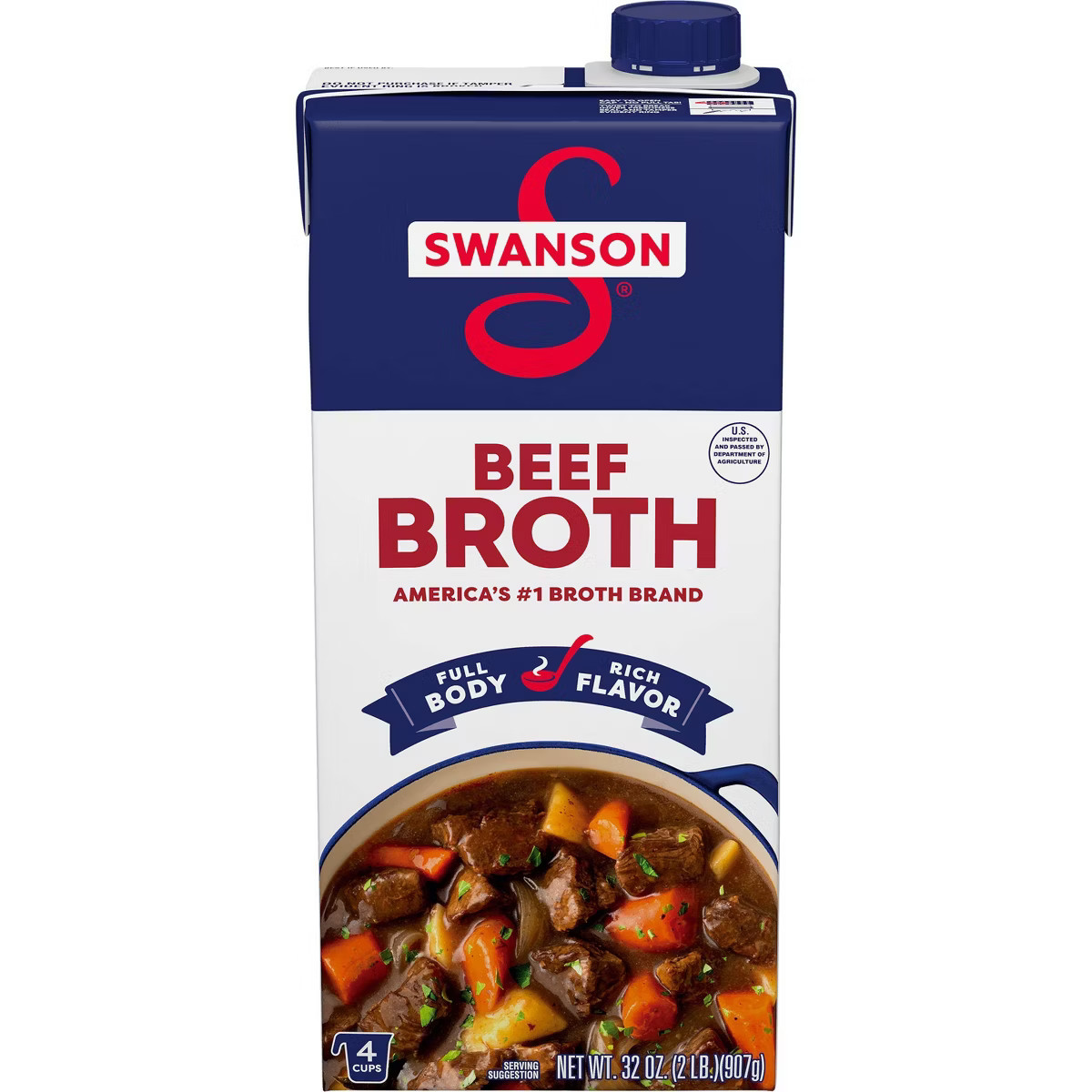 Swanson 100% Natural Gluten Free Beef Broth - 32oz | Target