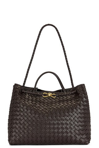 Bottega Veneta Large Andiamo Bag in Chocolate | FWRD 