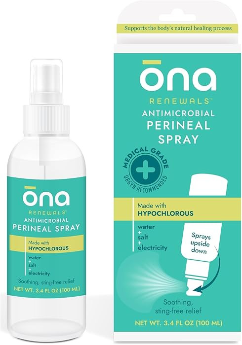 Ona Renewals Hypochlorous Acid Perineal Spray, Postpartum Essentials, Antimicrobial Cleansing Ant... | Amazon (US)