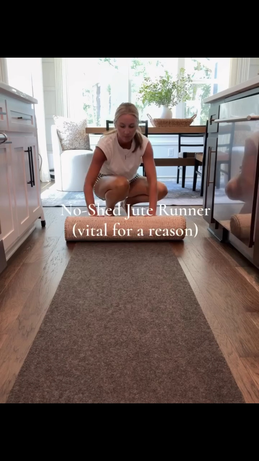 Jute runner, jute rug, no-shed jute rug, neutral 

#LTKmorningroutine