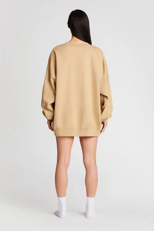 VARSITY SWEATSHIRT BEIGE | The Bar