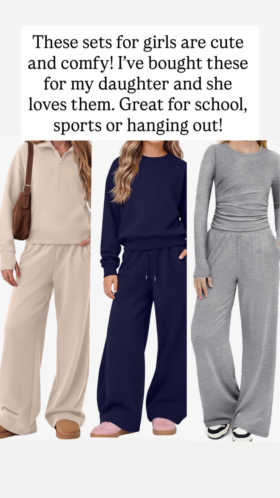 These 2-piece sets are comfy and cozy for girls.

#LTKKids