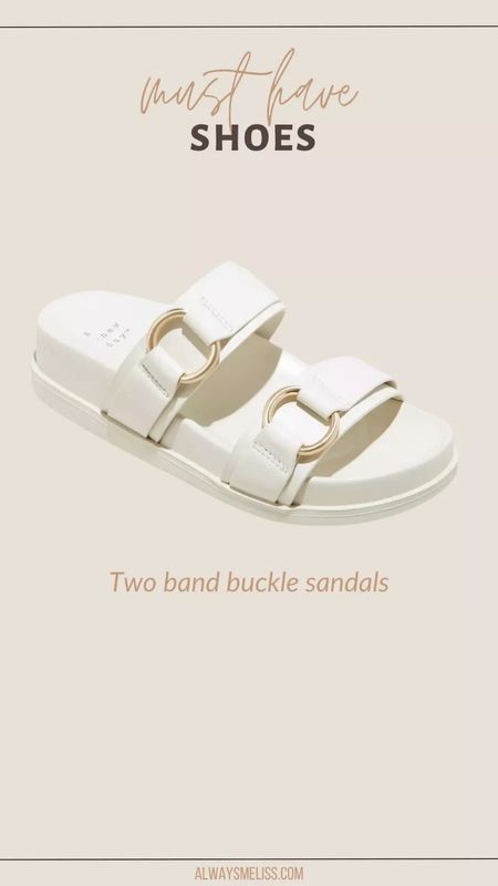 These Target two band buckle sandals are so comfortable! Love the gold buckle detail and small platform. 

Women Shoes
Spring Sandal 
Target

#LTKshoecrush #LTKfindsunder50 #LTKstyletip