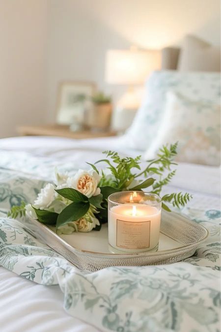 Ah, the sweet smell of summer! Infuse your home with the tantalizing scents of citrus, lavender, and sun-kissed florals with the help of aromatic candles and diffusers.

Set the mood for relaxation and rejuvenation as you indulge in the delightful fragrances that evoke memories of lazy days and balmy nights.

Summer candles | cozy bedroom | summer home decor | summer decorating | summer scents | floral bedding | farmhouse bed sheets | white oval tray 

#LTKHome #LTKGiftGuide #LTKFindsUnder50