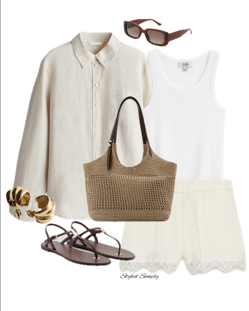 Summer style with lace off white shorts 
Girls these shorts are from Zara code 1165/117/712
I have linked similar ones too!

Lace shorts, summer outfit, summer trends, Highstreet style, street style 

#LTKsummer #LTKstyletip #LTKuk