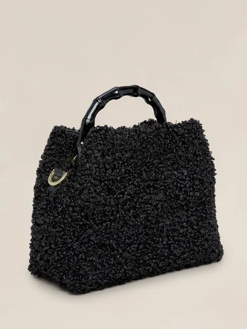 Mini Fiona Faux Fur Handbag | J.McLaughlin