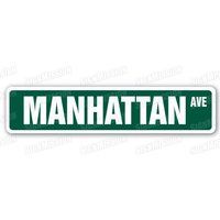 Manhattan, Ny Street Sign New York City Nyc Big Apple Yorker | Etsy (US)